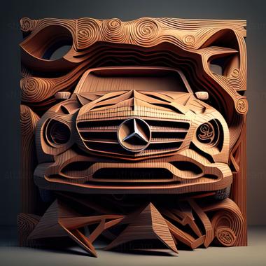 3D model Mercedes Benz X (STL)